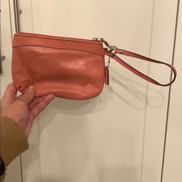 Pink Leather Coach Wristlet! - Picture 6 of 11